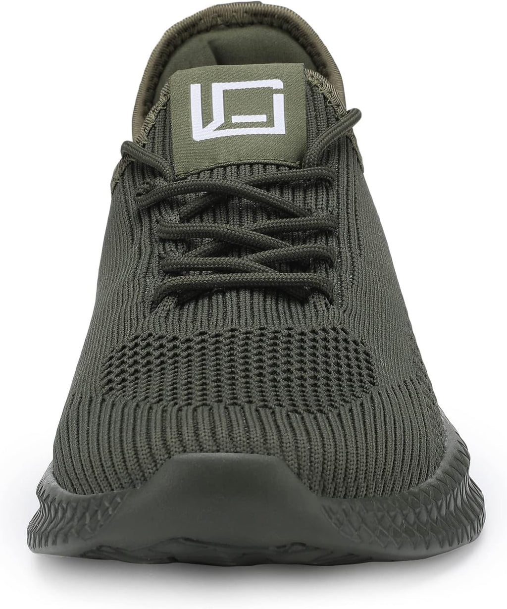 LCGJR Men's Running Shoes Ultra Lightweight Breathable Comfortable Walking Shoes Casual Fashion Sneakers Mesh Workout Shoes