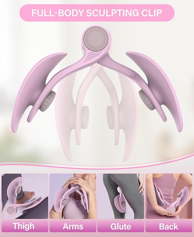 Hip Trainer Kegel Exerciser, Pelvic Floor Trainer, Kegel Trainer for Postpartum Rehabilitation, Trimmer Inner Thigh, Thigh Toner Workout-FlexoryFit