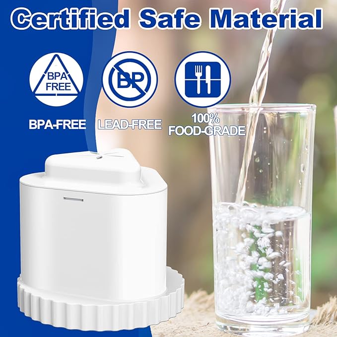 Water Filter Compatible with Epic Water Pitcher, Aquagear, Seychelle - 150 Gallon Filter Replacement, Removes Odors, Fluoride, BPA Free - 4 Pack