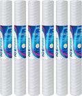 ICEPURE 5 Micron 20" x 2.5" String Wound Whole House Water Filter Cartridge for Well Water, Replacement for Aqua Pure AP110-2C, FPMB5-20, WPP-F20-5, P1-20/SP-P1-20, 6PACK
