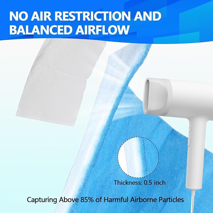 12" x120" Air Vent Filters, Cut to Fit Air Filter, MERV 8 Triple Vent Filter - Image 4