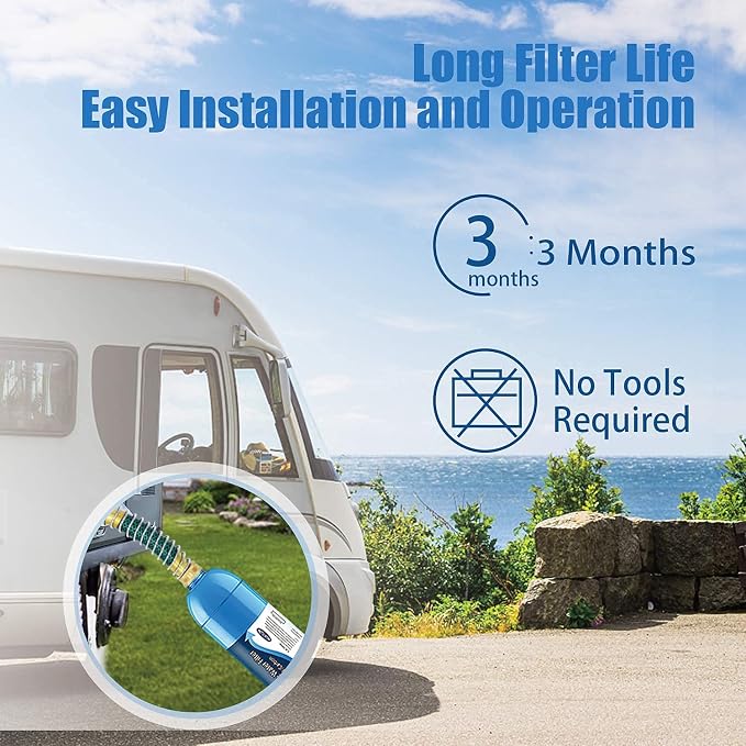 2 Packs of RV Inline/Marine Water Filter - Image 4