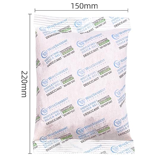 18Pcs 500 Gram Rechargeable Desiccant Packs, Indicating (Orange to Dark Green) Silica Packets, Gun Safe Dehumidifier, Silica Gel Packets for Storage, Desiccant Moisture Absorbers