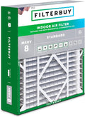 Filterbuy 24x25x5 Air Filter MERV 8 (MPR 700) Dust Defense Replacement (1-Pack), Pleated HVAC AC Furnace Filters for Carrier FILXXCAR0024, Maytag, and More (Actual Size: 23.63 x 24.69 x 4.25)