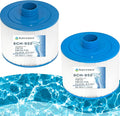8CH-950 Spa Filter Cartridge with 2" SAE Thread Replacement for PBF35, PBF50-F2S, 10-2785 Bullfrog Spa Filter, 8CH-950, FC-0536, XLS-834, 15052, AK-90311, 80503, 50 sq.ft. 2 Pack