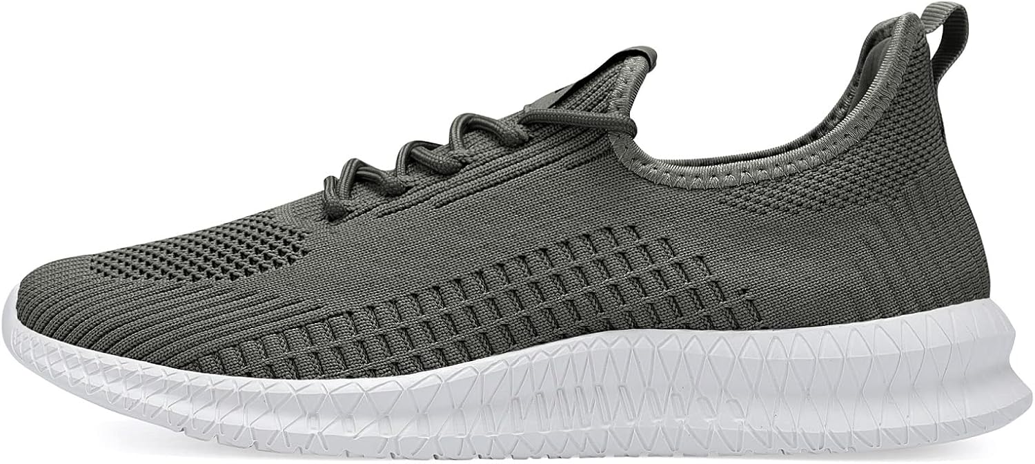 LCGJR Men's Running Shoes Ultra Lightweight Breathable Comfortable Walking Shoes Casual Fashion Sneakers Mesh Workout Shoes