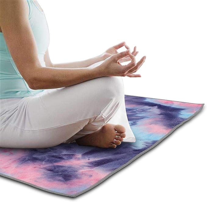 Yoga Towels , Non Slip Hot Yoga Towel Skidless Waffle Texture, 100% Absorbent Odorless Microfiber Yoga Blanket, Standard Sized 24 inchx1-FlexoryFit