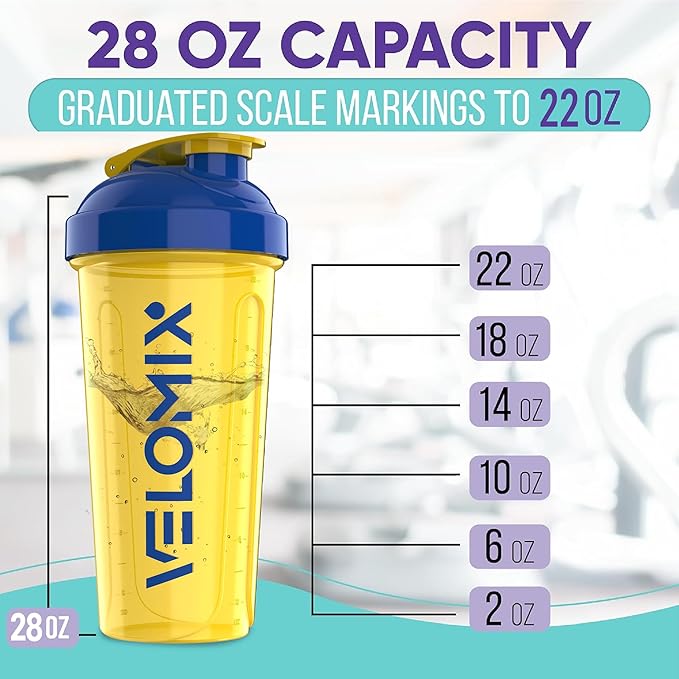 '-2 Pack- 28 oz Protein Shaker Bottles for Protein Mixes - 2x Wire Whisk | Leak Proof Shaker Cups for Protein Shakes | Protein Shaker Bottle Pack (Stand Strong Pack)-FlexoryFit