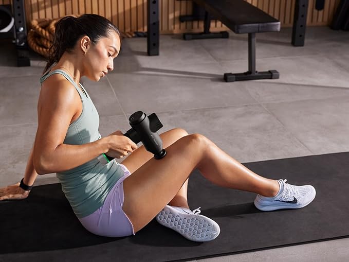 Hyperice Hypervolt 2 Pro - Featuring Quiet Glide Technology - Handheld Percussion Massage Gun - 5 Speeds, 5 Interchangeable Heads - Helps Relieve Sore Muscles and Stiffness FSA-HSA-FlexoryFit