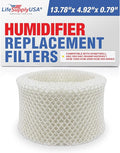LifeSupplyUSA Humidifier Filter Replacement Wick Filter A Compatible with Honeywell HAC-504 HAC-504AW HAC504V1 HCM-1000 HCM-2000 HCM-300 Series