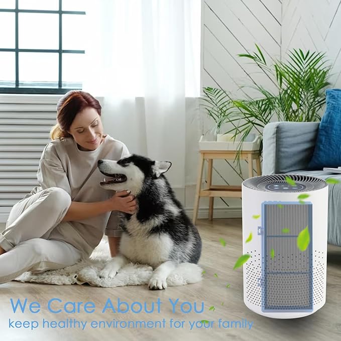 Improvedhand HAPF30AT Filter Replacement for Holmes AER1 Type Total Air Purifier, Fit for Holmes HAP242B-U HAPF30AT, 3 HEPA Filters and 3 Carbon Pre-Filters