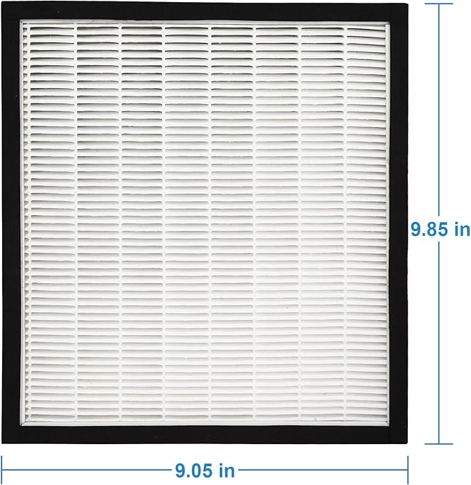 HEPA Replacement Filter Kit - 1 HEPA Filters & 2 Carbon Filters Compatible with Oreck WK01234QPC, Oreck Air 94 filter Fits Airvantage WK10002QPC, WK10052QPC Air Purifier Filter