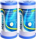 ICEPURE 5 Micron 10" x 4.5" Whole House Water Filter Compatible by ICEPURE