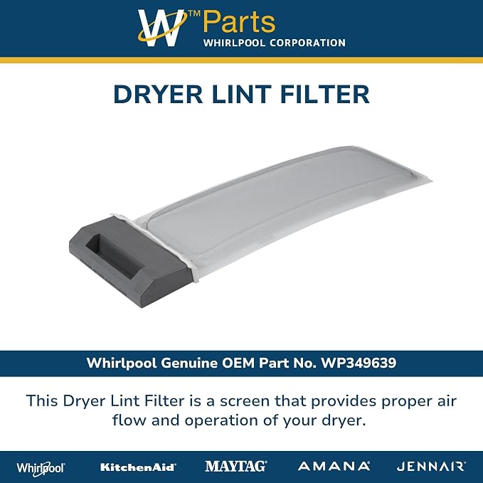 Whirlpool WP349639 Genuine OEM Dryer Lint Filter Replacement Part - Image 4