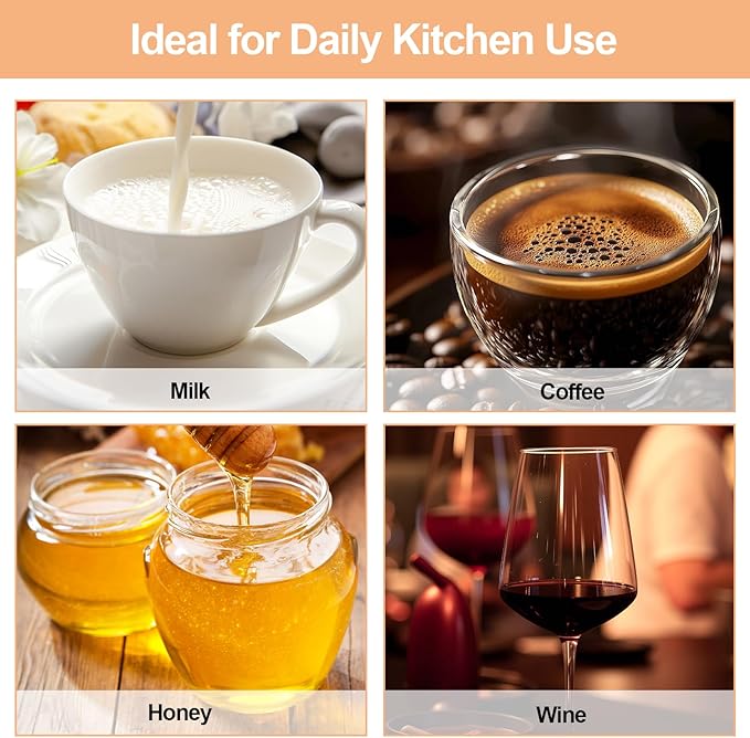 Ultra-Fine Nylon Mesh Strainer- Mini Kitchen Colander for Coffee, Milk, Yogurt, Juice - Non-Slip Handle & Hanging Hole (200 Mesh)