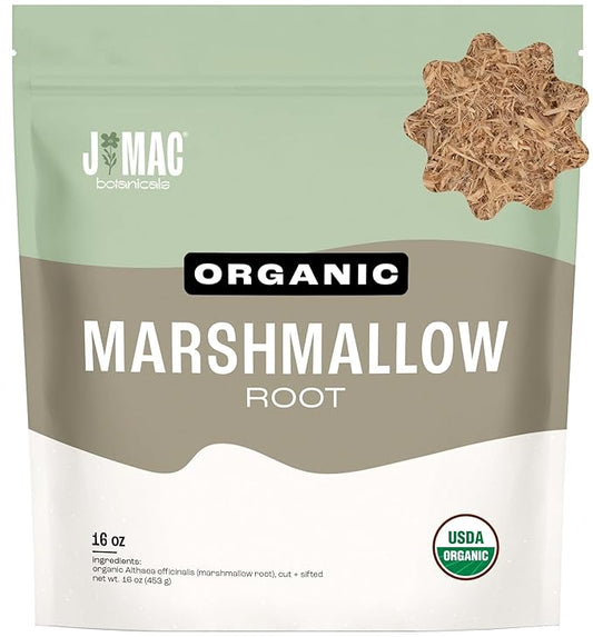 J Mac Botanicals Organic Marshmallow Root Herb Tea-FlexoryFit