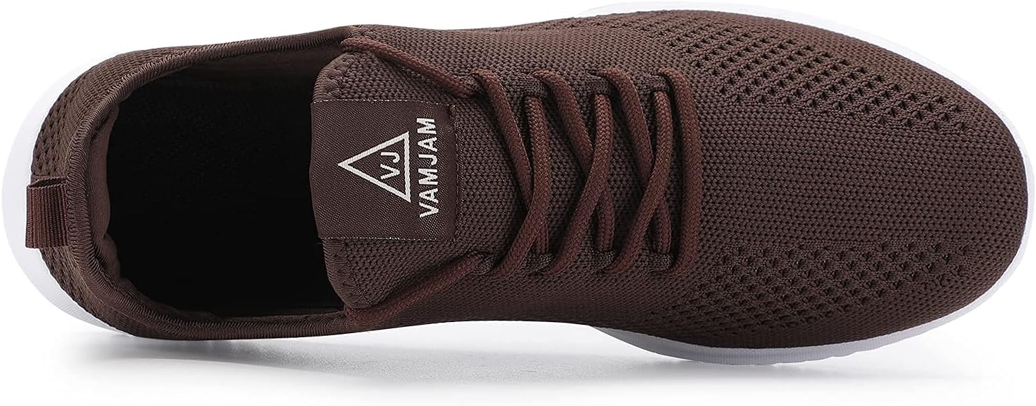 VAMJAM Men's Running Shoes Ultra Lightweight Breathable Walking Shoes Non Slip Athletic Fashion Sneakers Mesh Workout Casual Sports Shoes