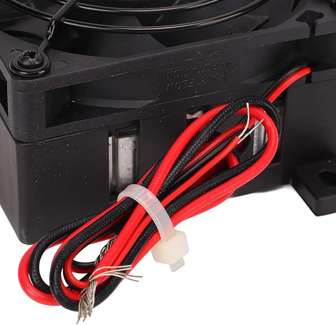 Compact PTC Thermistor Heater with Fan – 12V/24V Constant Temperature Air Heater Module for Car, Humidifier & Electric Heater Repair, Insulation Type High Efficiency PTC Heating Element