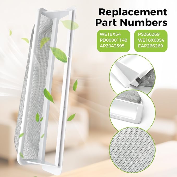 WE18X54 Dryer Lint Trap Filter Replacement - Image 6