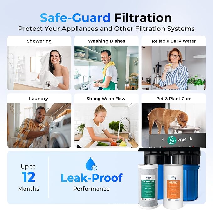 iSpring PFAS Whole House Water Filter System, SGS-Tested to Remove up to 99% - Image 5