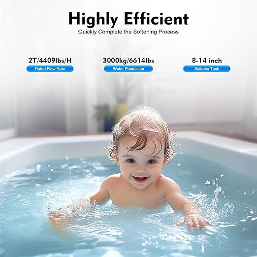 5600SM Water Softener Control Valve, Whole House Time Type Digital Control Valves, High Performance Digital Metered with Intelligent System