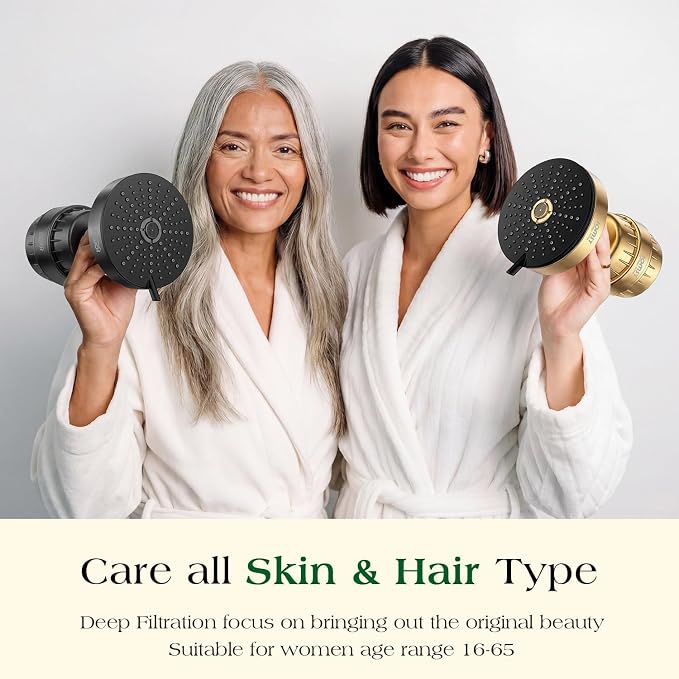 Filtered Shower Head COMBO – for Healthier Skin & Hair | 3 Mode High Pressure - Image 8