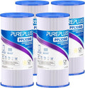 PUREPLUS 20 Micron 10" x 4.5" Whole House Pleated Sediment Filter by PUREPLUS