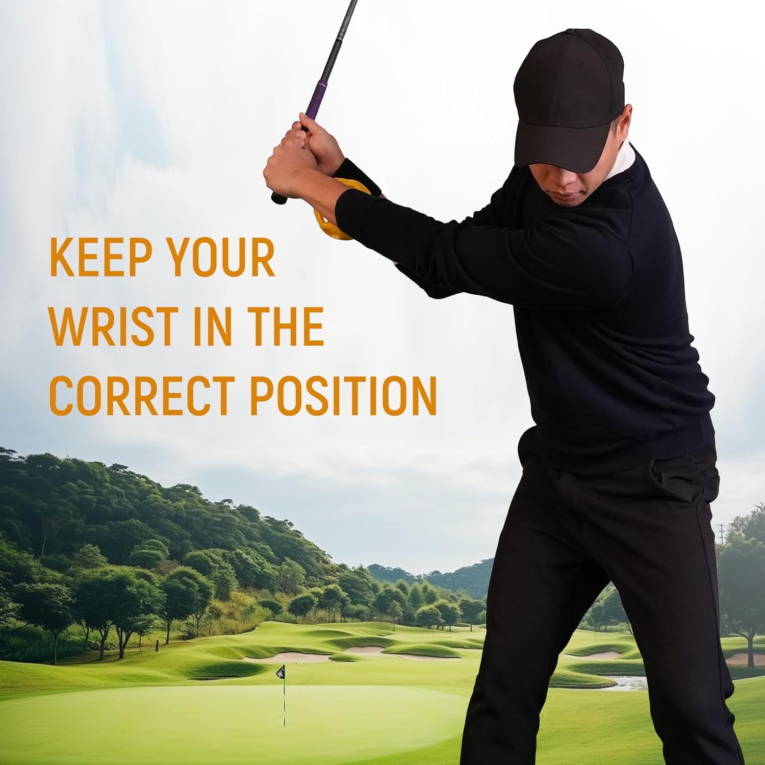 Golf Swing Trainer Ball, Golf Trainer Ball, Golf Training Aid, Golf Swing Trainer, Golf Grip Trainer, Golf Swing Training Aid, Golf Training Aids, Golf Swing Posture Corrector