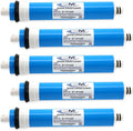 APPLIED MEMBRANES INC. 50 GPD Reverse Osmosis Membrane | RO Membrane Water Filter Replacement for Reverse Osmosis Water Filtration System | 1.8" x 12" Universal Compatibility, Pack of 5