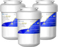 Lifefilter Plus NSF/ANSI 53 Certified Water Filter Compatible with MWF Refrigerator Water Filters, SmartWater MWFP, MWFA, GWF, HDX FMG-1, WFC1201, RWF1060, 197D6321P006, Kenmore 9991, 3 Pack