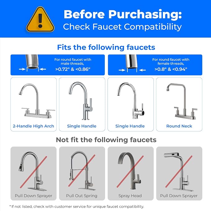 Waterdrop FC-01 Water Filter for Sink Faucet, NSF Certified Water Purifier - Image 3