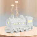 Train Diffuser 300ml, Aromatherapy Diffuser Cool Mist Ultrasonic Aroma Train Diffuser with Remote Control 2 Light 2 Mist Mode Auto Shut-Off for Bedroom Office Hotel (White)