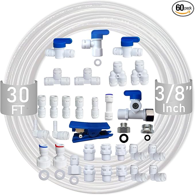 ESHIONG NSF Certified 3/8" O.D. Push to Connect Fittings by ESHIONG