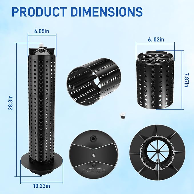 59053700 Center Core Fit for Clean and Clear Pool Filter 100 sq. ft. Pool and Spa Cartridge Filter EC-160354 CCRP100