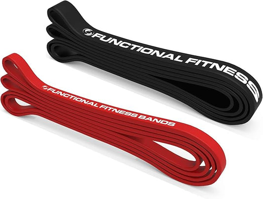Pull Up Assist Bands Set by Functional Fitness. Heavy Duty Resistance and Assistance Training Band-FlexoryFit