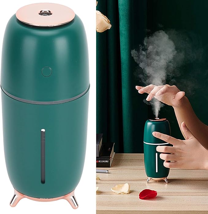 Night Light Humidifier, Mini Air Humidifier USB Night Light Moisture Replenishment for Home Car Office Desktop