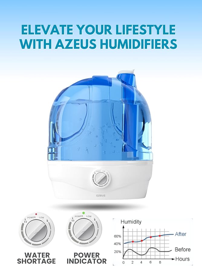 AZEUS Updated Humidifier Series (2.8 L)
