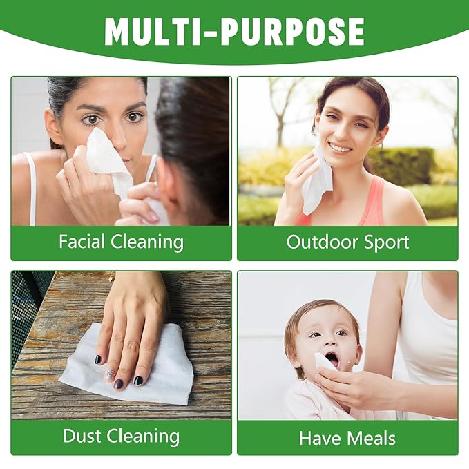 1000 PCS Compressed Towel, Mini Compressed Towel Tablets, Disposable Compressed Face Towels, Camping Towel, Portable Bulk Compressed Coin Tissues for Home, Travel, Outdoor Sports-FlexoryFit