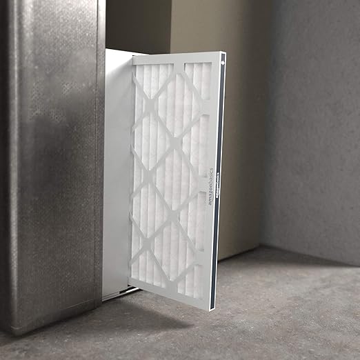 Amazon Basics 20x30x1 Air Filter 6 Pack, MERV 11 AC Furnace Filters (Actual Size: 19.75" x 29.75" x 0.75")
