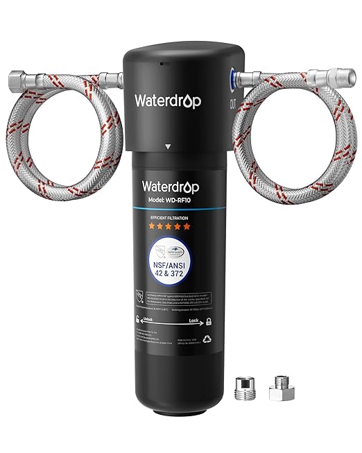 Waterdrop 10UA Under Sink Water Filter System, Bad Taste & Odor, Under Counter by Waterdrop