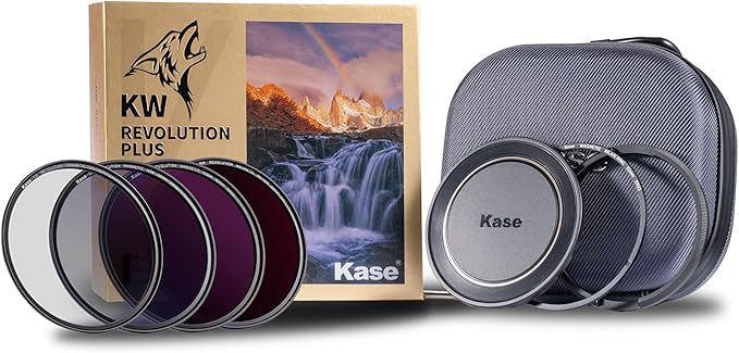 Kase 77mm KW Revolution Plus Master Kit, Includes CPL, ND8/64/1000, Inlaid Ring by KaseFilter