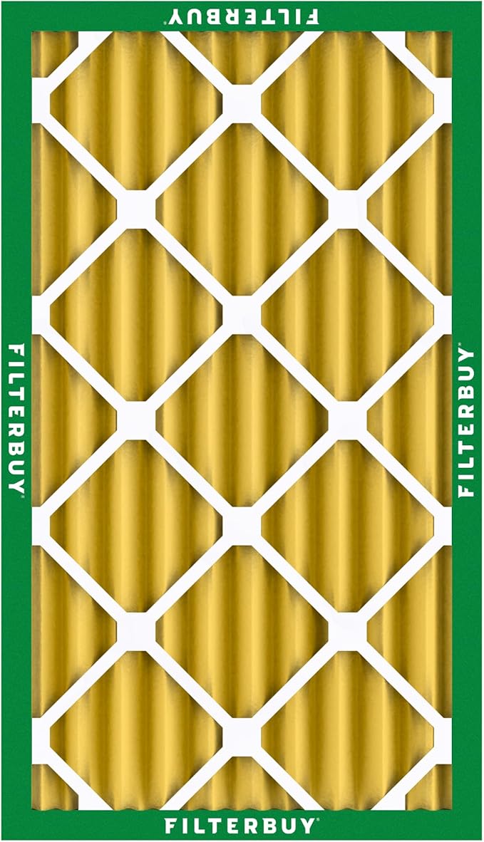 Filterbuy 16x24x4 Air Filter MERV 11 (MPR 1200) Allergen Defense Replacement (2-Pack), Electrostatic Pleated HVAC AC Furnace Filters, Made in USA (Actual Size: 15.38 x 23.38 x 3.63)