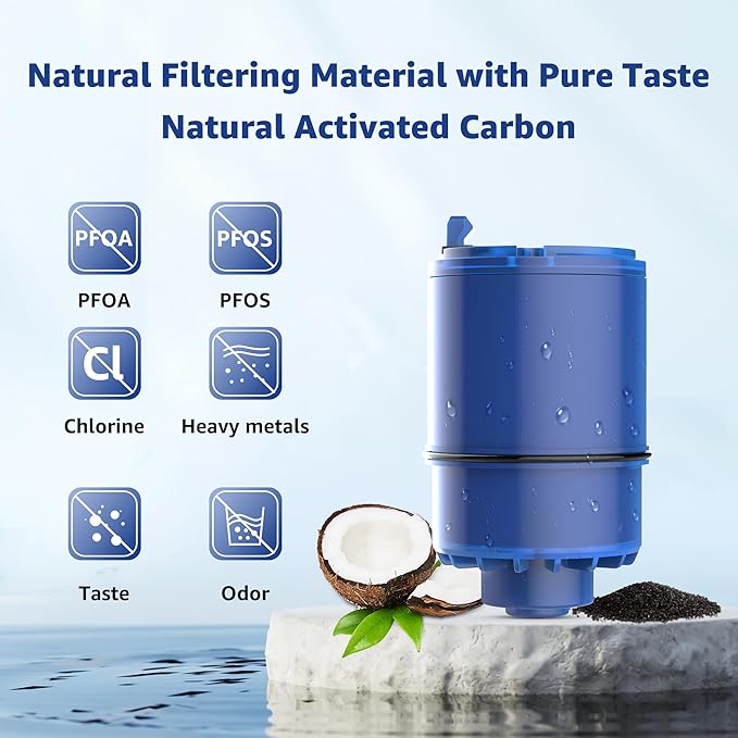 Overbest NSF Certified Water Filter, Replacement for Pur® Faucet Water Filter, All PUR®, PUR®PLUS Faucet Filtration Systems(Pack of 3)
