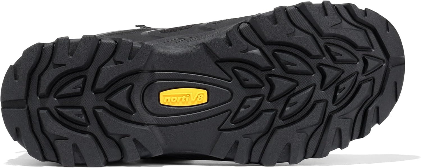 NORTIV 8 Men's Ankle High Waterproof Hiking Boots Outdoor Lightweight Shoes Trekking Trails Armadillo