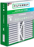 Filterbuy 16x22x5 Air Filter MERV 8 (MPR 700) Dust Defense Replacement (1-Pack), Pleated HVAC AC Furnace Filters for Amana, Coleman, Goodman, York, and More (Actual Size: 15.38 x 21.88 x 5.25)