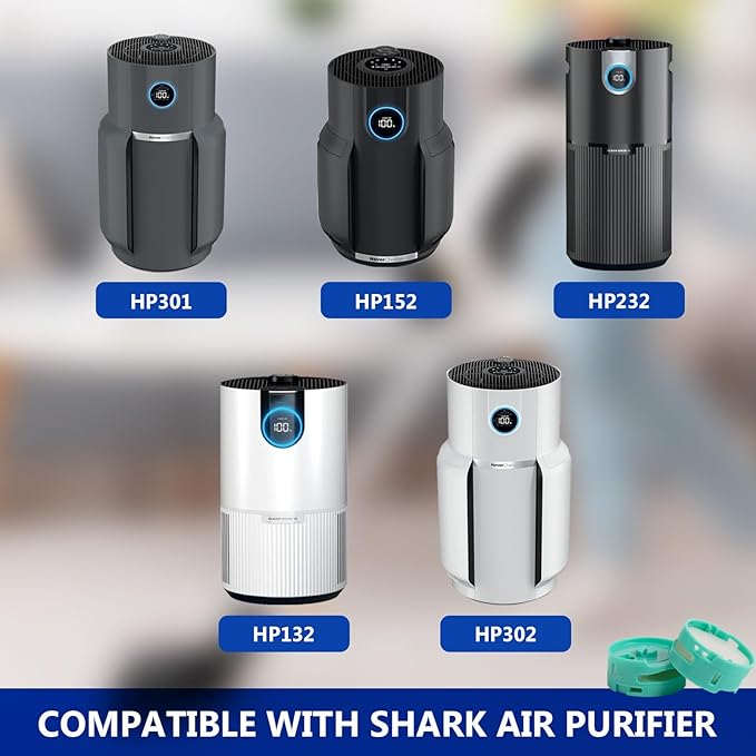 14 Packs Odor Neutralizer Cartridges Replacement Compatible with Shark AZ3000 AZ3002 HZ3000 HZ3002 IZ862H IZ562H ZD550 ZU102 Upright Vacuum, HP152 HP301 HP302 Air Purifier, Part# 1541FC3000