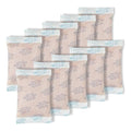 100 Gram (10 Packets) Silica Gel Packets, Desiccant Packs Silica Gel Desiccant Packets for Storage Rechargeable Moisture Absorbers Bags with Indicating Beads