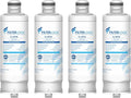 Filterlogic DA97-17376B Refrigerator Water Filte, Replacement for Samsung® HAF-QIN/EXP, DA97-08006C, RF28R7201SR, RF28R7351SG, 4 Pack
