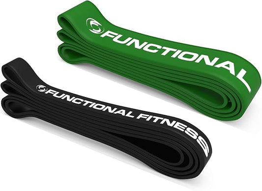 Pull Up Assist Bands Set by Functional Fitness. Heavy Duty Resistance and Assistance Training Band-FlexoryFit