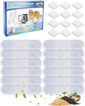 12+12 Pack Dog Fountain Water Bowl Filters Compatible with MAILOFY Pet Water Fountains WF530 9L/2.4GaL, Large Dog Dispenser Replacement Filter for Cat Automatic Waterer Fountain